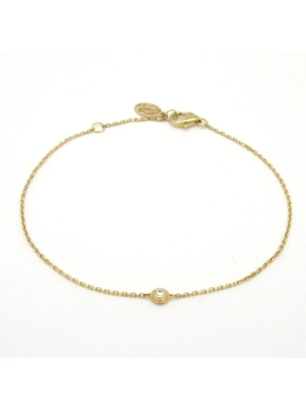Cartier Bracelet d'Amour XS 18k Yellow Gold Diamond 0.04 Carat